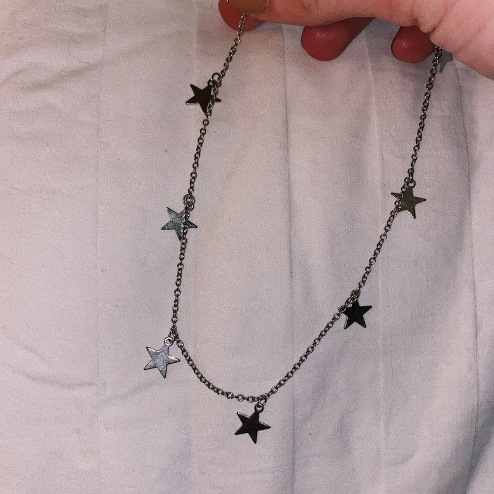 ❌SOLD❌ Silver Star Choker (LA Hearts)